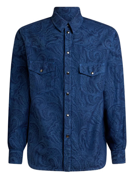  Etro Denim Shirt - Blue 