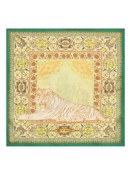  Etro Double-face Pocket Square - Yellow 
