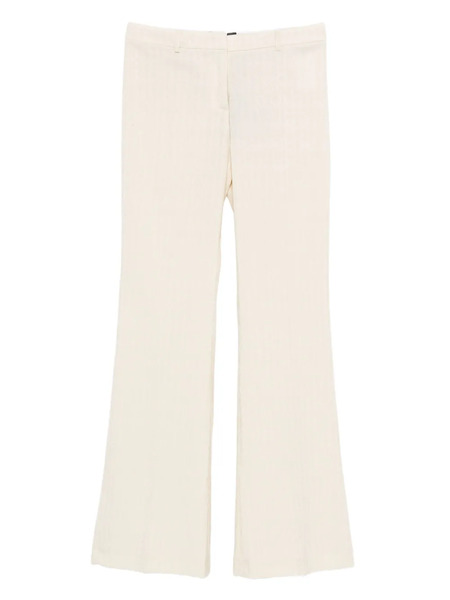  Etro Flared Wool Trousers - Neutrals 