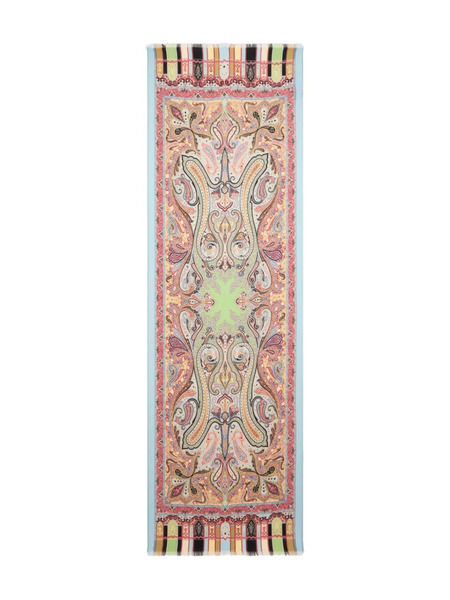  Etro Floral Scarf - Blue 