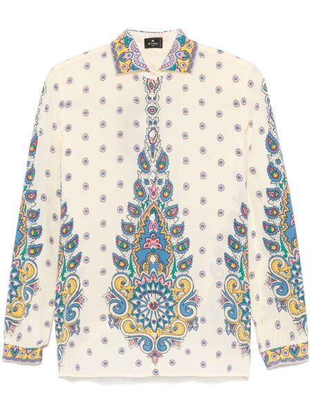  Etro Floral Shirt - Neutrals 