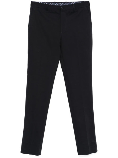  Etro Gabardine Trousers - Blue 