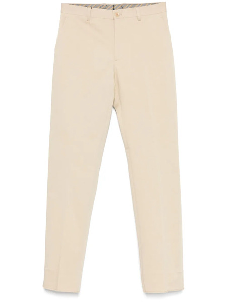 Etro Gabardine Trousers - Neutrals 