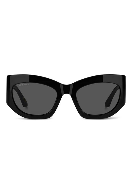  Etro Geometric-frame Sunglasses - Black 