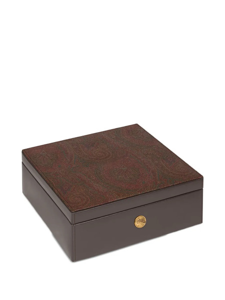  Etro Home Arnica Chess Box Set (29cm X 29cm) - Brown 