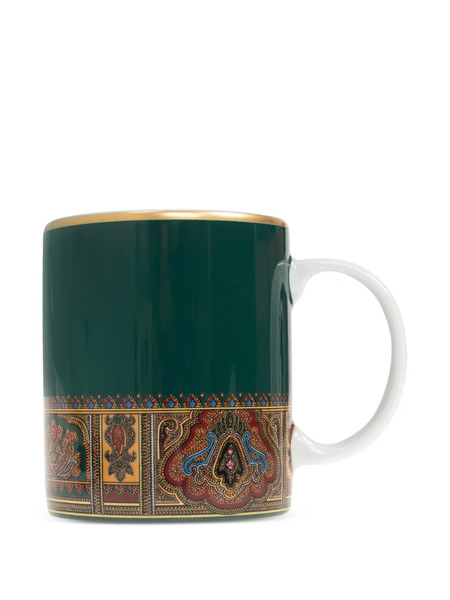  Etro Home Paisley Trim Mug - Green 