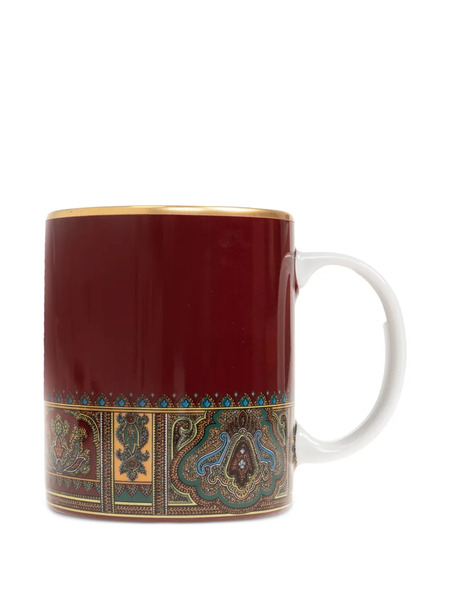  Etro Home Paisley Trim Mug - Red 