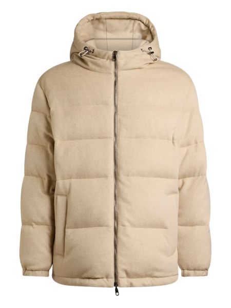  Etro Hooded Down Jacket - Neutrals 