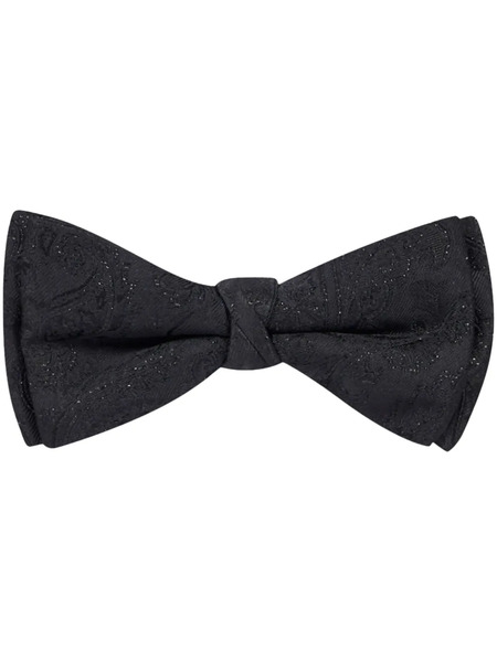  Etro Jacquard Bow Tie - Black 
