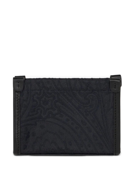  Etro Jacquard Coin Purse - Blue 