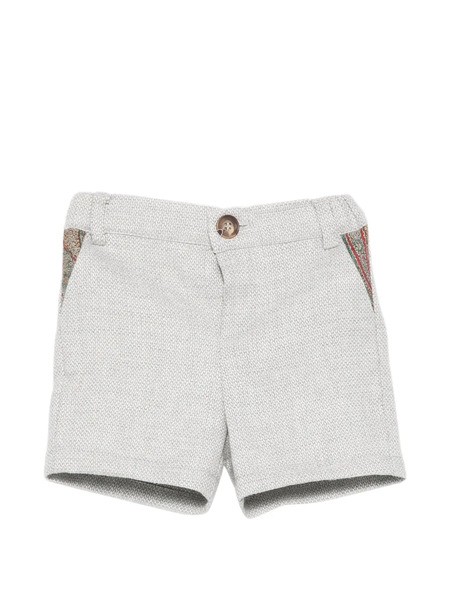  Etro Kids Belt-loop Shorts - Grey 