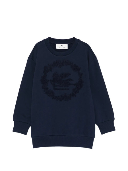  Etro Kids Embroidered Sweatshirt - Blue 
