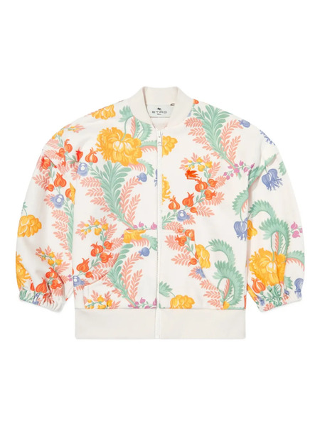  Etro Kids Floral-patterned Bomber Jacket - Neutrals 
