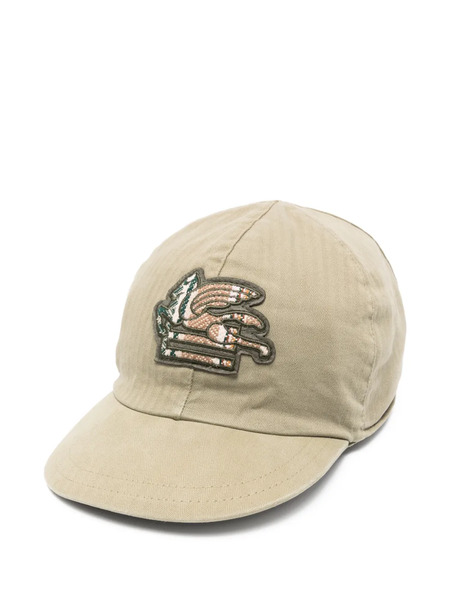  Etro Kids Pegaso-embroidered Cap - Neutrals 
