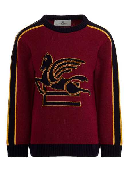  Etro Kids Pegaso Jumper - Red 