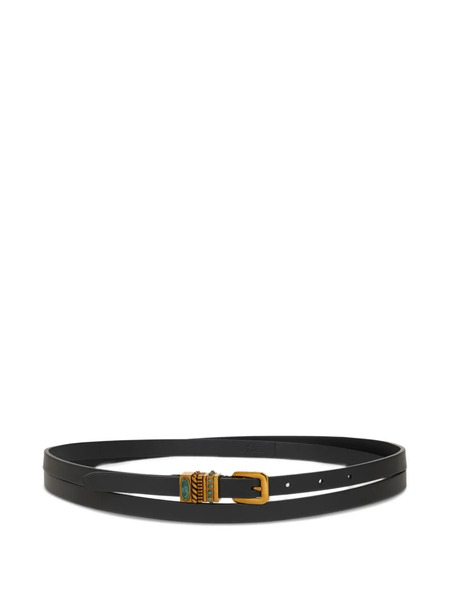  Etro Leather Belt - Black 