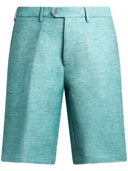  Etro Linen Shorts - Green 