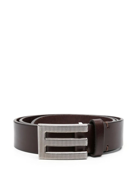  Etro Logo-buckle Belt - Brown 