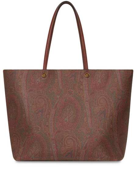  Etro Maxi Etro Essential Tote Bag - Brown 