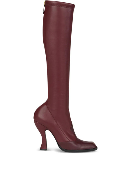  Etro 105mm High-heeled Studded Boots - Red 