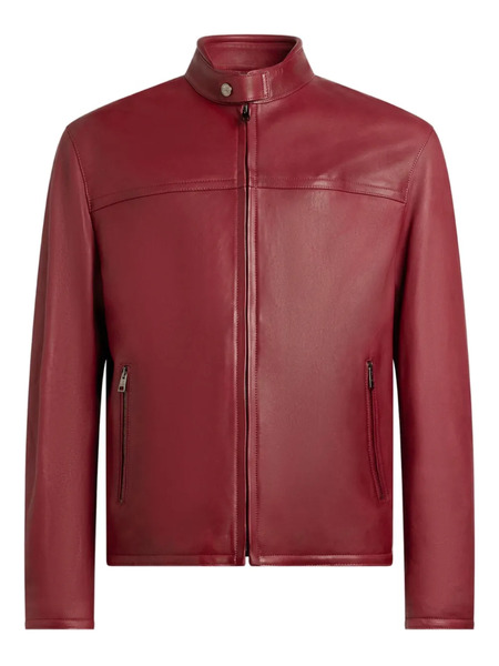  Etro Nappa Leather Jacket - Red 
