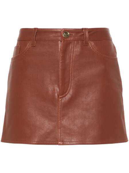  Etro Nappa Mini Skirt - Brown 