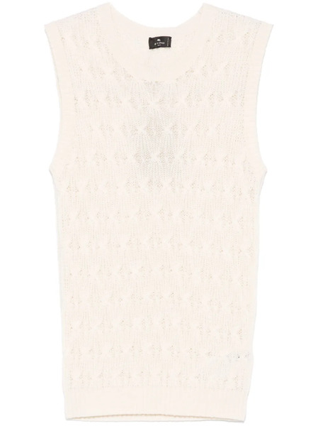  Etro Open-knit Vest - Neutrals 