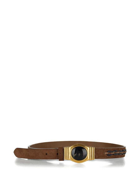  Etro Oval-buckle Belt - Brown 