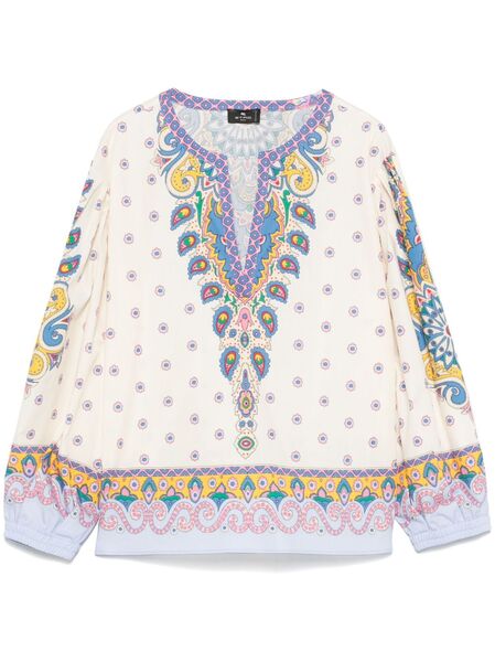  Etro Paisley Blouse - White 