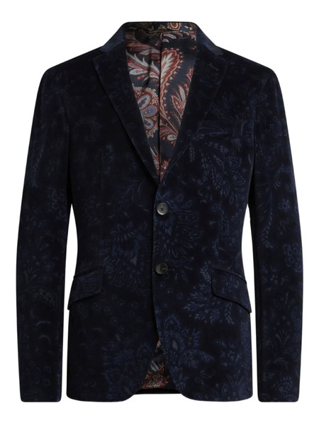  Etro Paisley-jacquard Jacket - Blue 