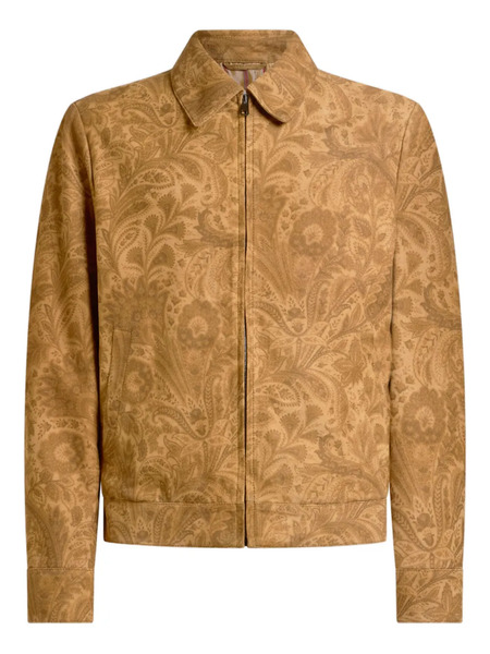  Etro Paisley-motif Zip Jacket - Brown 