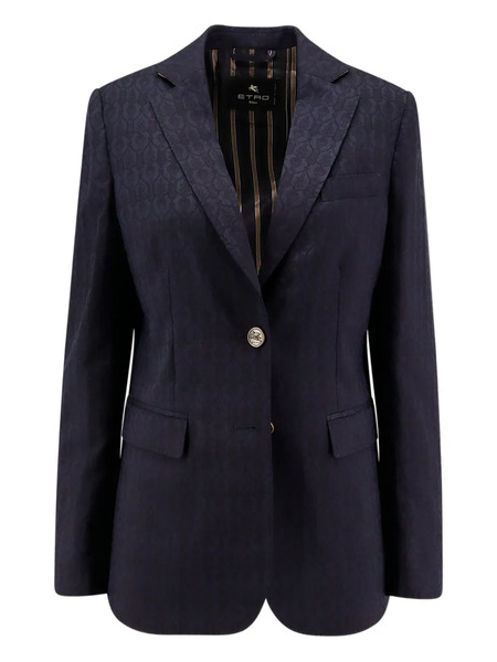  Etro Paisley-pattern Blazer - Blue 