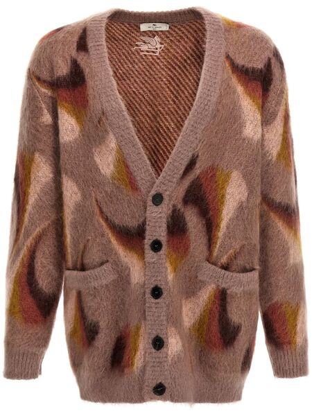  Etro Paisley-pattern Cardigan - Brown 