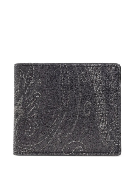  Etro Paisley-print Bi-fold Wallet - Black 