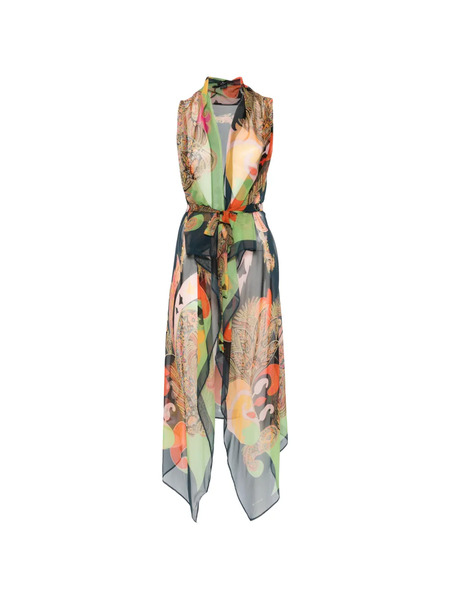  Etro Paisley-print Coat - Blue 