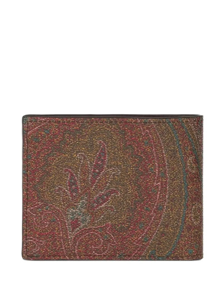  Etro Paisley-print Wallet - Brown 