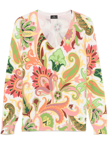 Etro Paisley Top - Green 