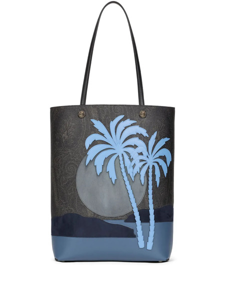 Etro Paisley Tote Bag - Black 