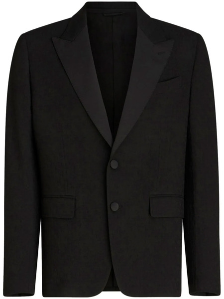  Etro Patterned-jacquard Evening Blazer - Black 