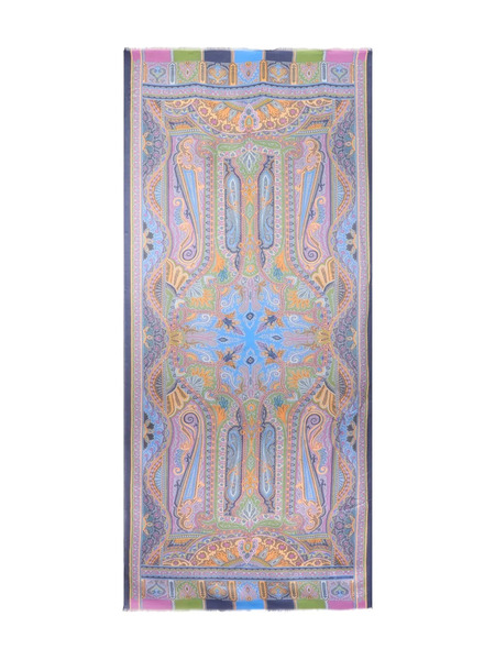  Etro Patterned Scarf - Blue 