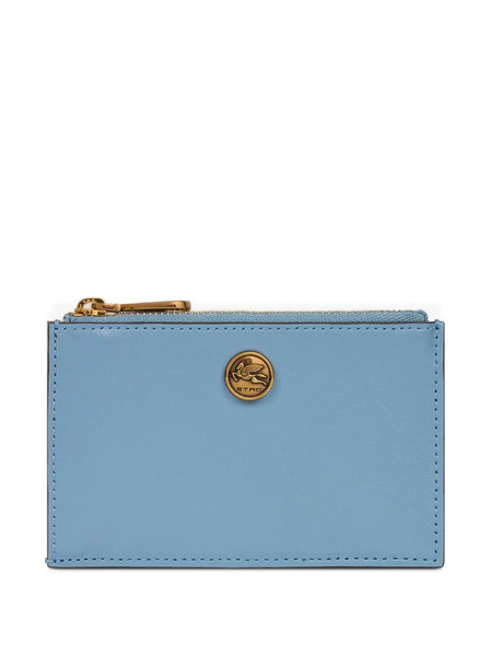  Etro Pegaso-appliqué Wallet - Blue 