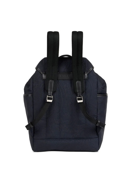  Etro Pegaso-logo Backpack - Blue 