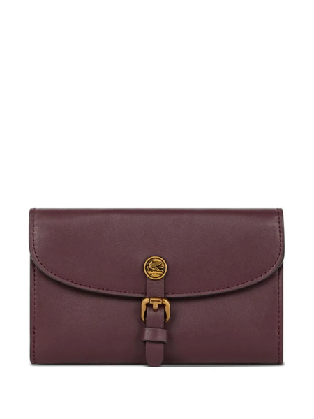  Etro Pegasus Buckle Wallet - Red 