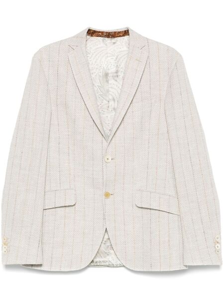  Etro Pinstripe Blazer - Neutrals 
