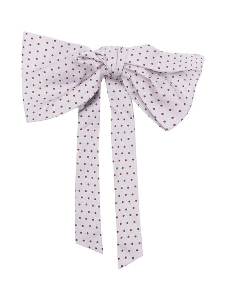  Etro Polka Dot-print Silk Bow Tie - Neutrals 
