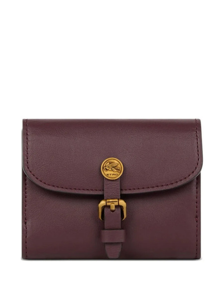  Etro Pony Leather Wallet - Red 