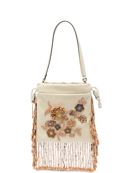  Etro Pre-owned Small Kalispera Beaded Tote Bag - Neutrals 