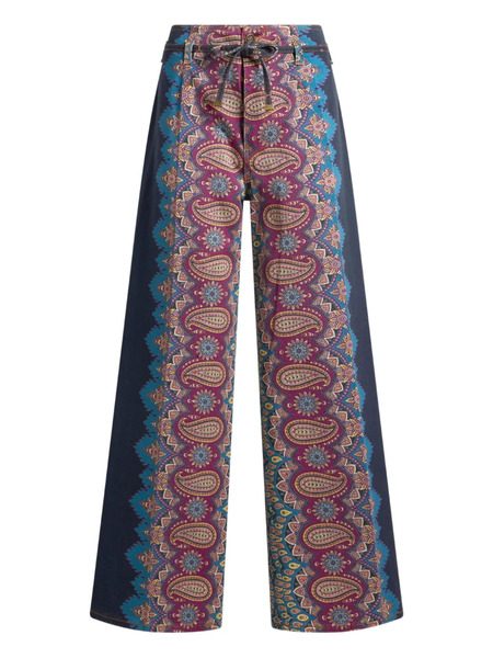  Etro Printed Jeans - Blue 
