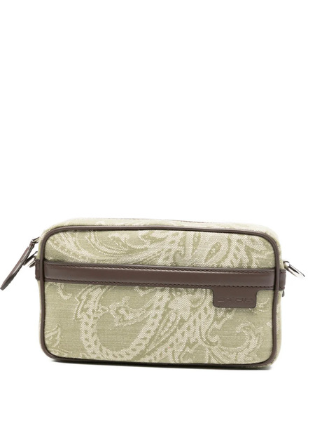 Etro Printed Messenger Bag - Green 