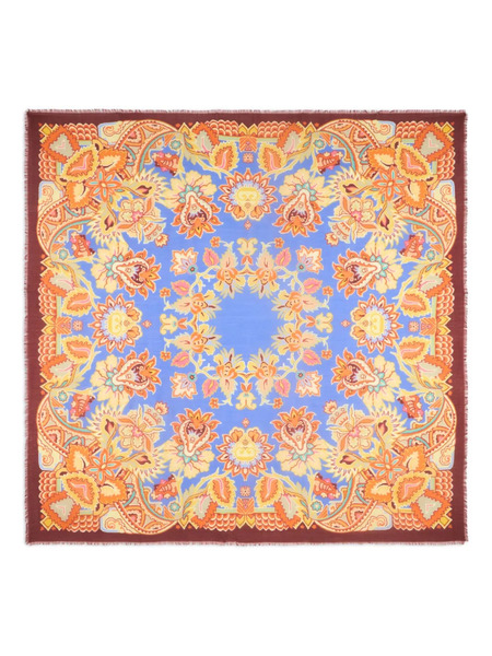  Etro Printed Shawl - Blue 